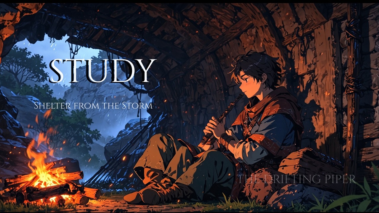 Medieval Music for Study | Shelter from the Storm 🌧️🔥