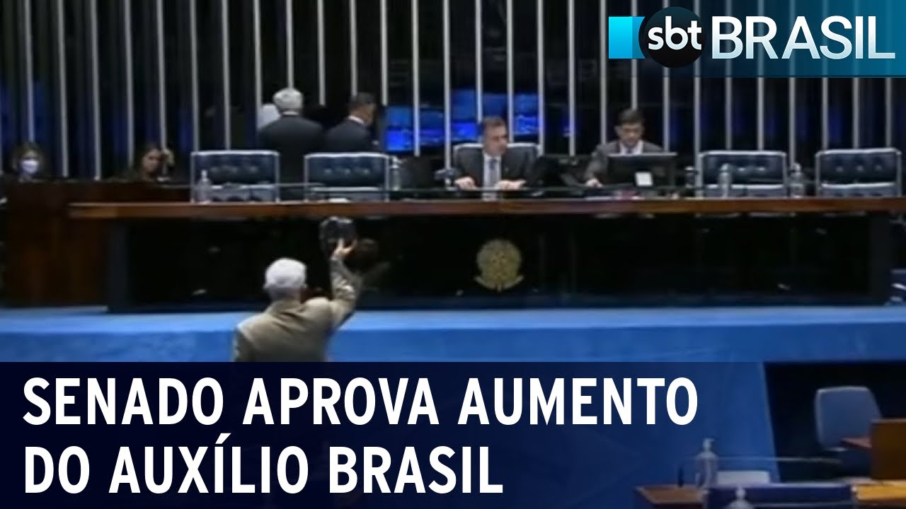 Senado aprova aumento do valor do Auxílio Brasil | SBT Brasil (30/06/22)