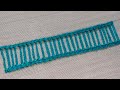 Hand Embroidery: Ladder Stitch