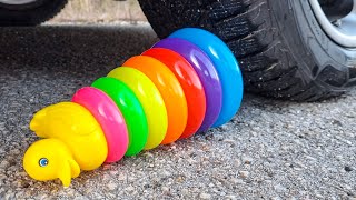 Crushing Crunchy & Soft Things by Car! - EXPERIMENT: CAR vs TOYS screenshot 2