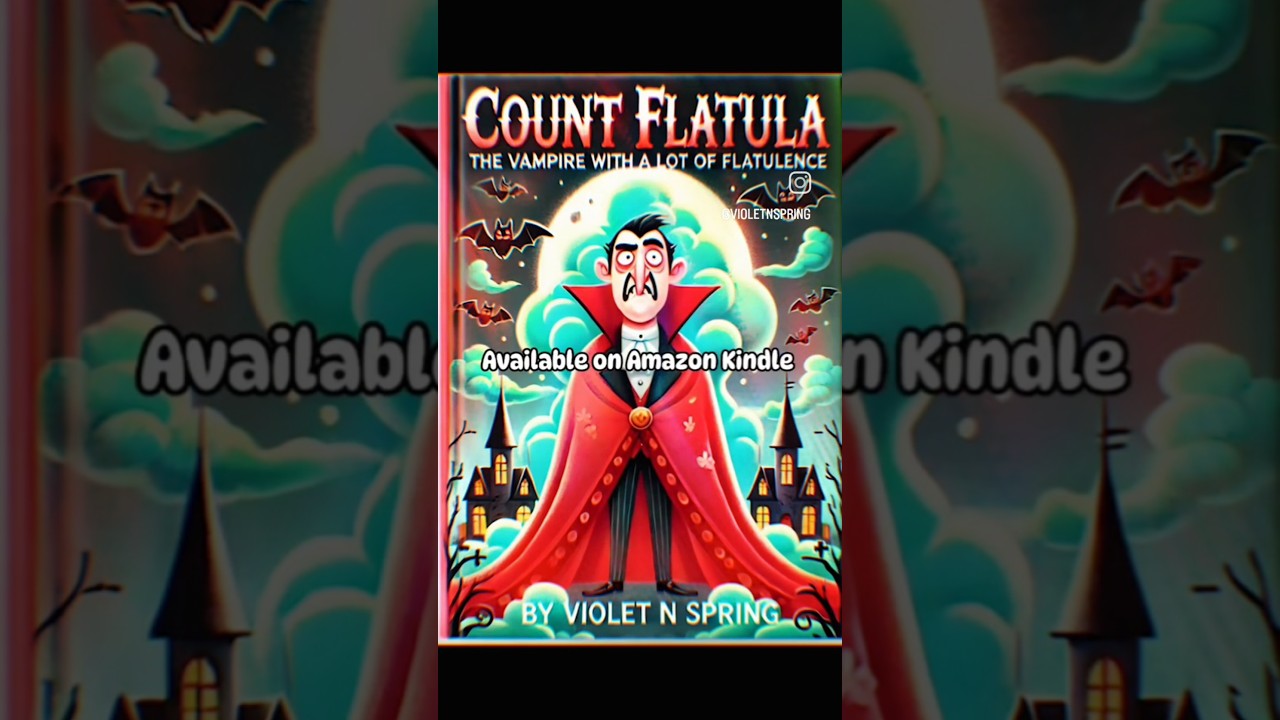 📚🧛🏻‍♂️Count Flatula: The Vampire with a Lot of Flatulence By Violet N Spring