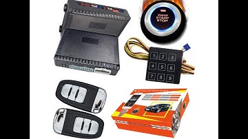 cardot 2020 the best smart car alarm working video#remote start#push start