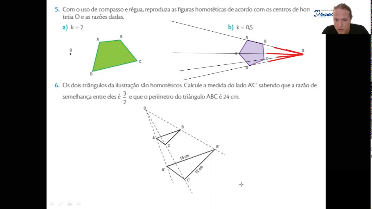 Ampliação e redução de figuras Figuras semelhantes e homotetia YouTube Ampliação e redução de figuras Figuras semelhantes e homotetia YouTube