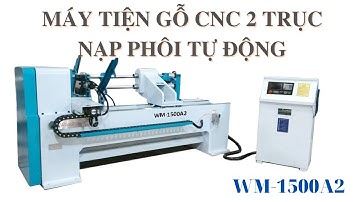 MÁY TIỆN CNC 2 TRỤC LÀM VIỆC ĐỒNG THỜI WOODMASTER WM-1500A2