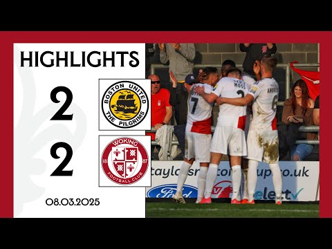 Boston Utd Woking Goals And Highlights