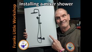 Installing a mixer shower. Detailed install.