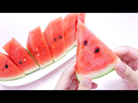 【飯テロ系ASMR】すいか Watermelon Eating Sounds【咀嚼音】