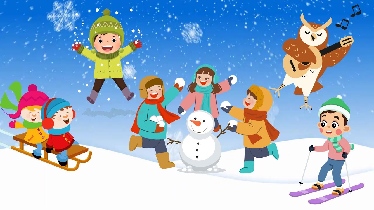Winter Song ️| Fun in the Snow | Little Snowflake | Nursery Rhymes ...