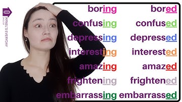 ADJECTIVES | -ED | -ING | English grammar and vocabulary