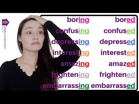 ADJECTIVES | -ED | -ING | English grammar and vocabulary