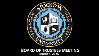Board of Trustees Meeting - May 2025