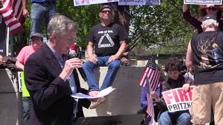 James Marter - Protest in Springfield, IL -  May 1, 2020