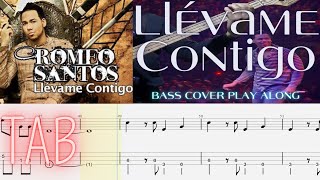 Romeo Santos  Llvame Contigo bass Cover Bachata Tutorial