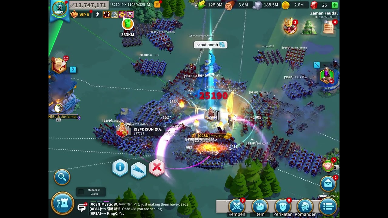 My ally gets zerroed