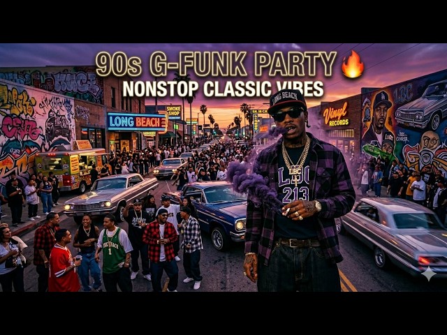 90s G-Funk Party Mix: Classic West Coast Hip Hop & Gangsta Rap