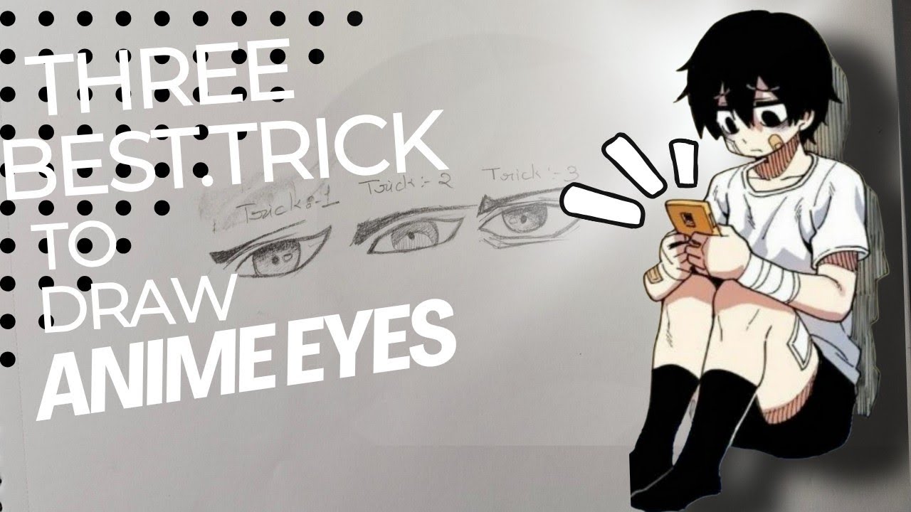 Three best trick to make anime eyes 👀 tutorial video 📷