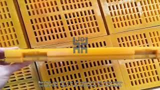 polyurethane modular system panel, modular mining mesh, pu modular system deck