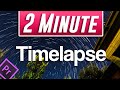 Premiere pro  how to create a time lapse from