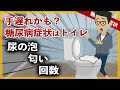 【糖尿病 アニメ】手遅れかも?糖尿病症状はトイレで気づく尿の泡、匂い、回数【経験談】