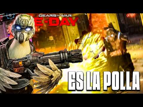 I am literally the goat with the Incinerator!🔥 Gears of War: E-Day - Beta in Spanish