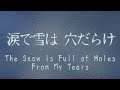 涙で雪は 穴だらけ (The Snow is Full of Holes From My Tears) — 倉橋ヨエコ / 「Lyrics」With Translation