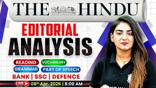 The Hindu Analysis | 8th April 2026 | Editorial Analysis, Reading, Vocab, MCQs | by Anchal Ma'am