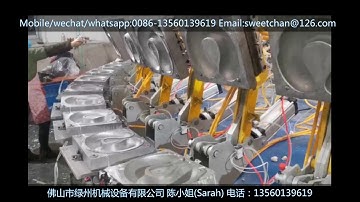 Neck pillow memory foam injection machine with automatic turntable production line