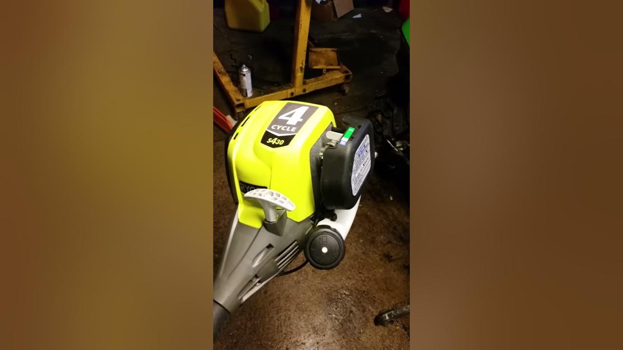 RYOBI 4 STROKE 30CC TRIMMER S430 - YouTube