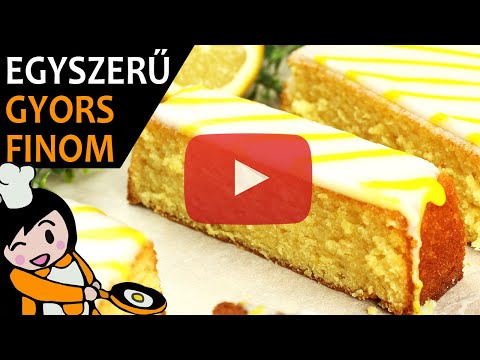 Videó: Hogyan Lehet Cukrozott Citromos Süteményt Sütni?