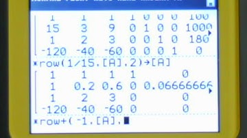Section 4.1, YT 1 pivot using TI-84 Plus CE