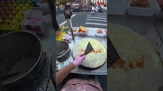 Make egg pancakes and sell them as breakfast to make money