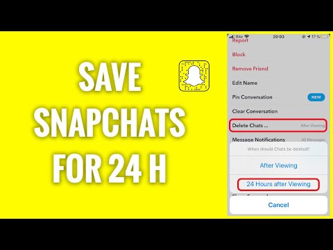 How To Save Snapchats For 24 Hours 