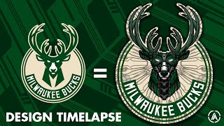 MECHA MILWAUKEE BUCKS ( 3/5 NBA Design for 4hoops )