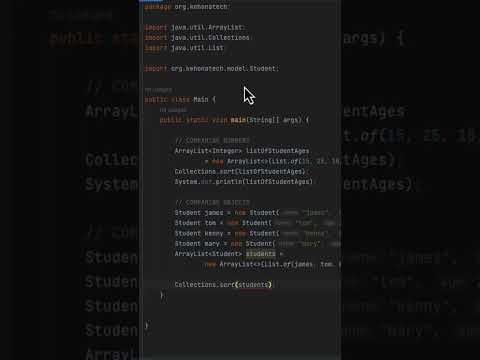 How to compare Objects in java #shorts #short