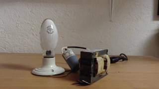 Sylvania 100W Mercury Vapor Bulb + Ballast (intro & test)