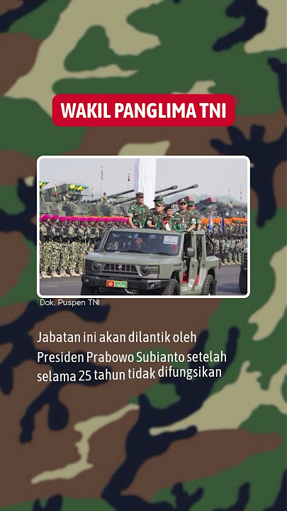 RESTRUKTURISASI TNI 2025‼️Hadirnya Wakil Panglima TNI Dan Penambahan Kodam #shorts #tni #2025