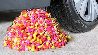 Esmagando Coisas Crocantes E Macias De Carro Experiência Carro Vs Coca Cola Fanta Balões