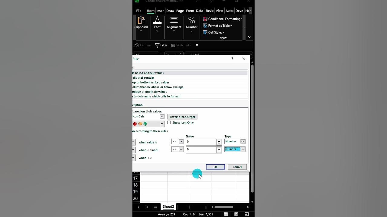 how-to-use-conditional-formatting-icon-sets-to-create-an-up-and-down
