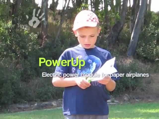 PowerUp 2.0 Paper Airplane Conversion Kit | Electric Motor for DIY Paper Planes