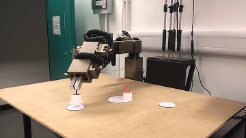 Hybrid Gaze EEG Brain Computer Interface for Robot Arm Control on a Pick and Place Task