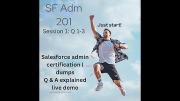 dumps Vragen en antwoorden: Sessie 1 Vraag 1 - 3 | Salesforce admin-certificering 201