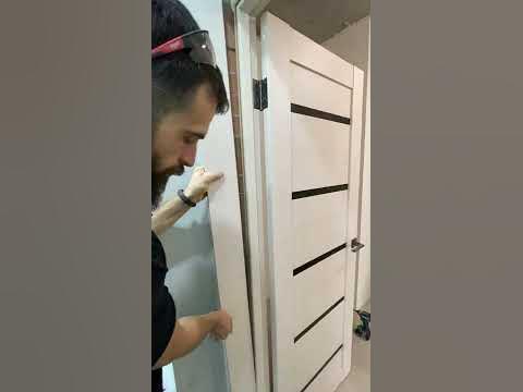 Установка добора на межкомнатную дверь - YouTube