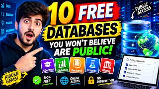 10 Free Databases You Won’t Believe Are Public (2026)