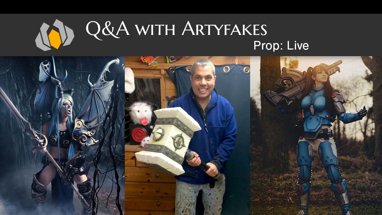 Prop: Live - Q&A with Nic & Tabitha from Artyfakes - 3/19/2015