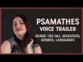 Psamathes  versatile vocalist trailer range b2g6