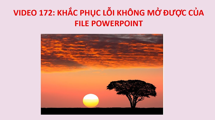 Lỗi không mở được file pdf nhúng trong powerpoint