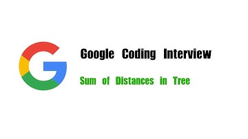 Google Coding Interview Question | Leetcode 834 | Sum of Distances in Tree
