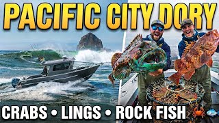 Bounty of the Pacific! Crabs Ling cod and Rock fish! Eagle Charters  Dory Trip! Pacific City Oregon Eagle Charters