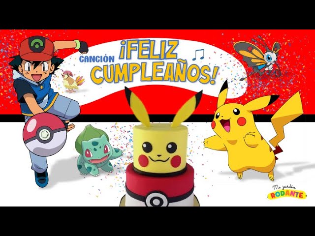 Canción de Cumpleaños Feliz con Pokémon 🎂🎉 Celebración de