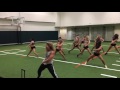 Cincinnati Ben-Gal Cheerleaders with choreographers Jessica Harris and Julie Swartz